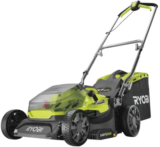 Газонокосарка акумуляторна Ryobi ONE+ RY18LM37A-140 18В акб 1х4А·год 37см 45л 25-70мм 16кг