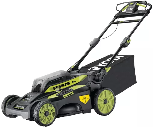 Газонокосарка акумуляторна Ryobi Max Power RY36LMX51A-160 36В акб 1х6А·год 51см 70л 20-70мм самохідна 24.7кг