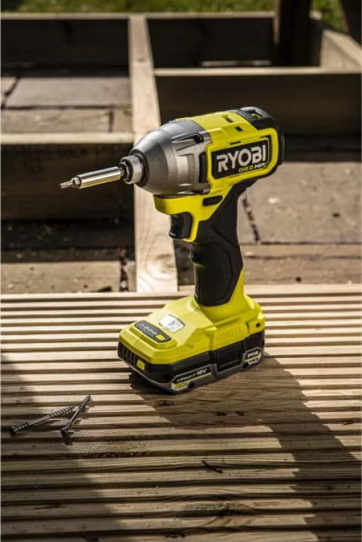 Гвинтоверт ударний акумуляторний Ryobi ONE+ HP RID18X-0 18В 300Нм 2900об/хв 1кг без АКБ та ЗП