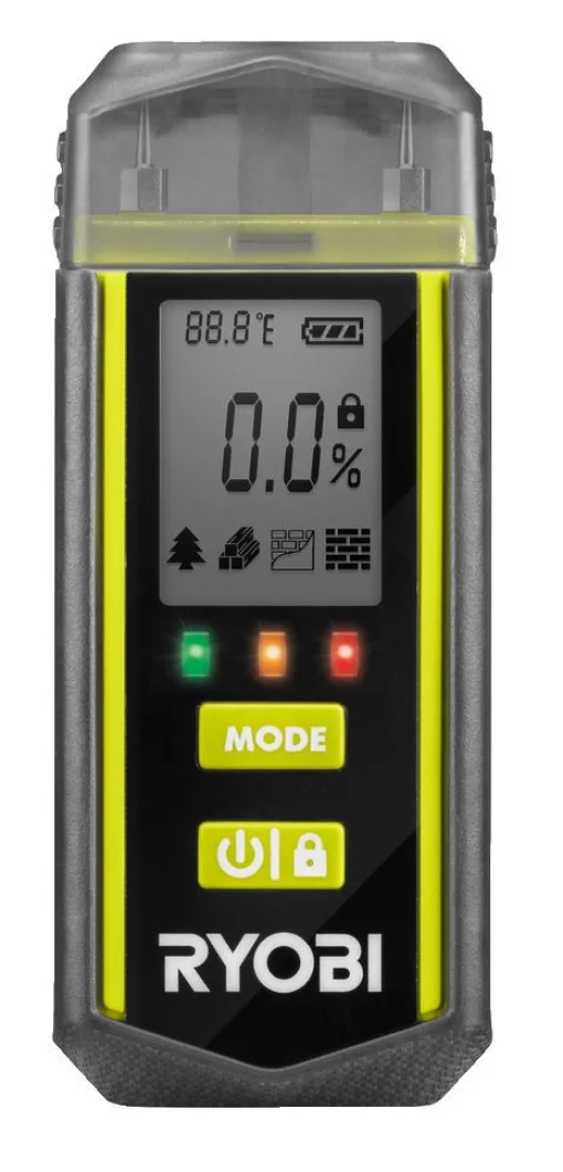 Вологомір Ryobi RBPINMM1 деревина/штукатурка/бетон ±2% 0.1кг