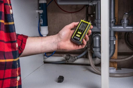 Вологомір Ryobi RBPINMM1 деревина/штукатурка/бетон ±2% 0.1кг