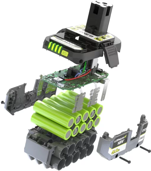 Акумулятор Ryobi ONE+ RB1850X 18В 5А·год 0.7кг