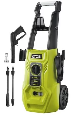 Мінімийка високого тиску Ryobi RY120PWA 1600Вт 120бар 420л/год шланг 5м 8.14кг