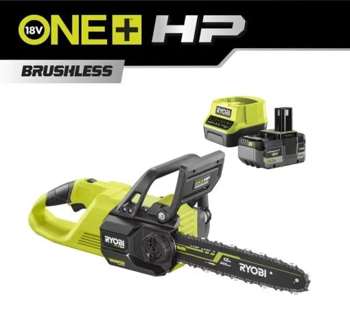 Пила ланцюгова акумуляторна Ryobi ONE+ HP RY18CSX30A-150 18В акб 1х5А·год ЗП 30см 3.2кг