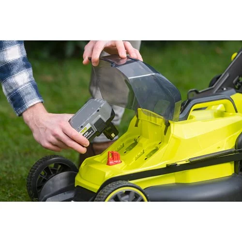 Газонокосарка акумуляторна Ryobi ONE+ HP RY18LMX40B-0 18В 40см 40л 25-70мм 18.2кг без АКБ та ЗП