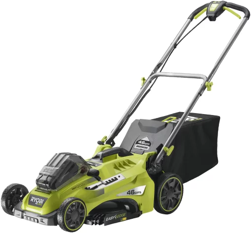 Газонокосарка акумуляторна Ryobi Max Power RLM36X46H50PG 36В акб 1х5А·год 46см 45л 20-70мм 17.8кг