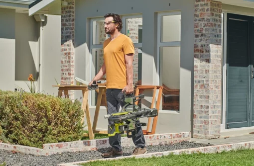 Пила торцювальна акумуляторна Ryobi ONE+ RMS18190-0 з протяжкою 18В диск 190мм 10.5кг без АКБ та ЗП