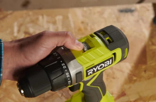 Шурупокрут-дриль акумуляторний Ryobi ONE+ RDD18-1C20S 18В 1х2А·год ЗП 52Нм 450·1750об/хв 1.1кг сумка