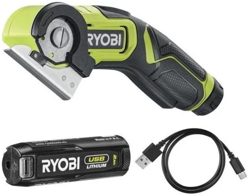 Різак акумуляторний Ryobi USB Lithium RCT4-120G 4В 2А·год рез 6.4мм 270об/хв 0.27кг