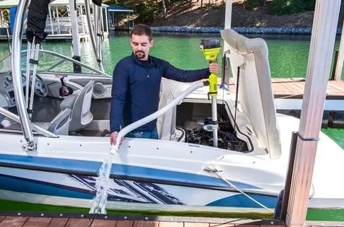 Насос для води акумуляторний Ryobi ONE+ RY18STPA-0 18В 3360л/год перекачування 7м телескопічний 0.7-1.2м таймер відключення 2.5кг без АКБ та ЗП