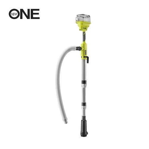 Насос для води акумуляторний Ryobi ONE+ RY18STPA-0 18В 3360л/год перекачування 7м телескопічний 0.7-1.2м таймер відключення 2.5кг без АКБ та ЗП