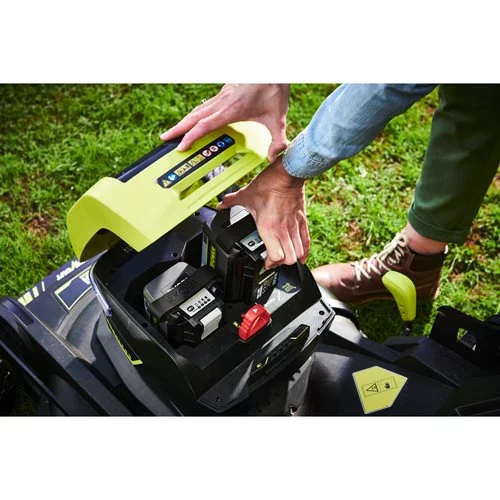 Газонокосарка акумуляторна Ryobi Max Power RY36LMXSP53A-160 36В акб 1х6А·год 53см 70л 20-100мм самохідна 30кг