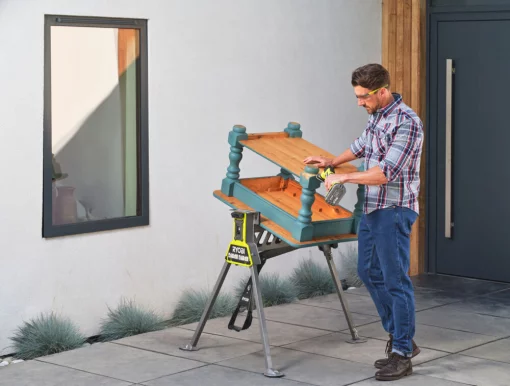 Верстат складаний з лещатами Ryobi RSTSJ150 1070х980х895мм навантаження до 250кг 19кг