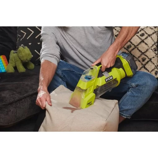 Пилосос акумуляторний миючий Ryobi ONE+ RDC18-0 18В 17Вт контейнер для води чиста/брудна 0.12/0.2л 2.5кг без АКБ та ЗП