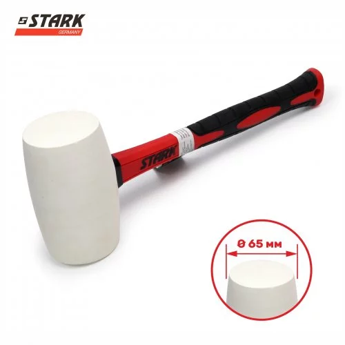 Молоток гумовий Stark 680 г білий
