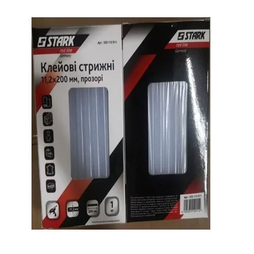Клейові стрижні Stark 11,2*200 мм 1 кг прозорі