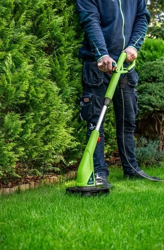 Тример садовий Verto 350Вт 25см телескопічна штанга 2.2кг