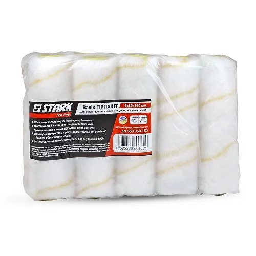 Набір валиків Stark «Гірпаінт» 6х30х150 мм, 10 шт.