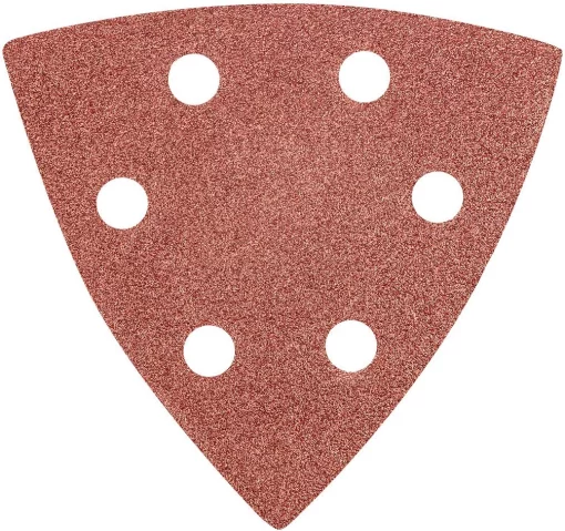 Шліфувальний папір трикутний GRAPHITE, тип DELTA 93x93мм, K80, на липучці, 5шт