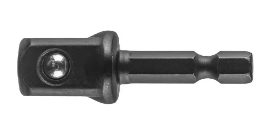 Перехідник GRAPHITE, 1/4" Hex > 1/2" квадрат, ударний, сталь S2