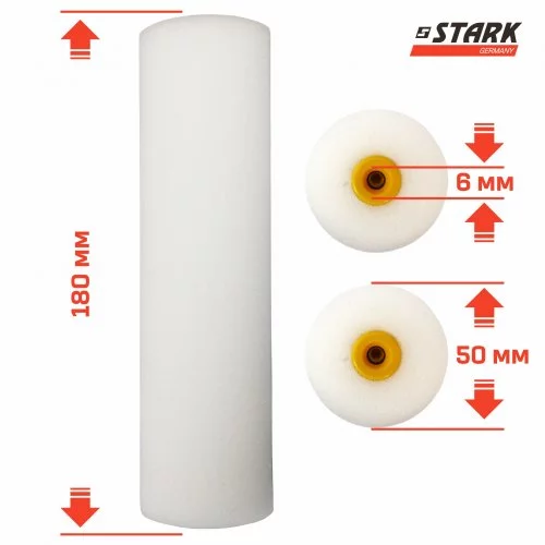 Валик поролоновий під ручку 6*50*180 мм STARK 1 шт