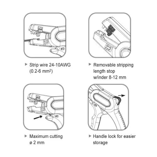 Знімач ізоляції автоматичний S & R 141-024