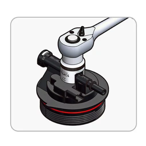 Головка для паливного фільтра (2.0 HDi, 2.2 HDi, 2.0 TDCi, 2.0 JTD) TOPTUL JDCX1627