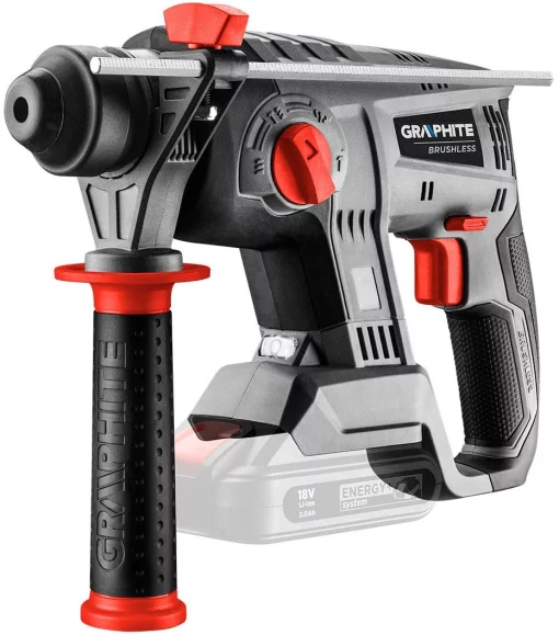 Перфоратор акумуляторний GRAPHITE Energy+ SDS-plus 18В 2.2Дж 2.26кг без АКБ та ЗП