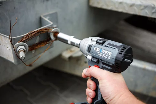 Гайковерт ударний GRAPHITE Energy+ 18В 330Нм 2600об/хв 1/2" 0.9кг без АКБ та ЗП