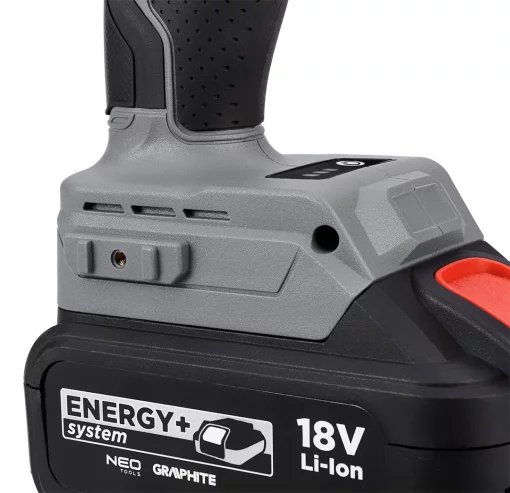 Гайковерт ударний GRAPHITE Energy+ 18В 330Нм 2600об/хв 1/2" 0.9кг без АКБ та ЗП