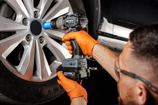 Гайковерт ударний GRAPHITE Energy+ 18В 450Нм 2600об/хв 1/2" 3 швидкості 1.24кг без АКБ та ЗП