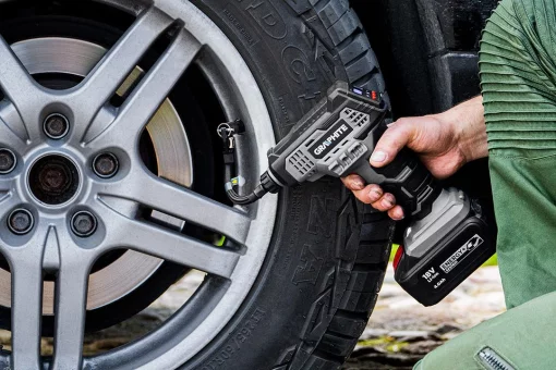 Компресор автомобільний акумуляторний GRAPHITE Energy+ 18В 7бар 0.73кг без АКБ та ЗП