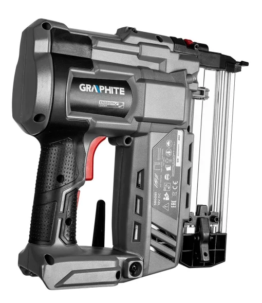 Степлер-цвяхозабивач акумуляторний GRAPHITE Energy+ 18В цвяхи до 50мм скоби до 40мм 2.64кг без АКБ та ЗП