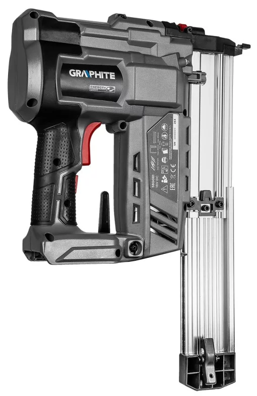 Степлер-цвяхозабивач акумуляторний GRAPHITE Energy+ 18В цвяхи до 50мм скоби до 40мм 2.64кг без АКБ та ЗП