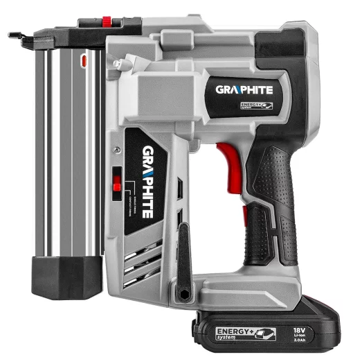 Степлер-цвяхозабивач акумуляторний GRAPHITE Energy+ 18В цвяхи до 50мм скоби до 40мм 2.64кг без АКБ та ЗП