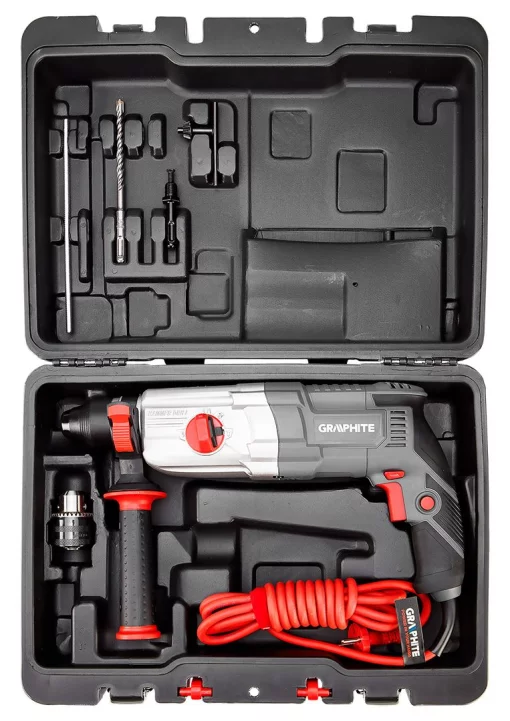 Перфоратор GRAPHITE SDS-plus 800Вт 2.8Дж кейс 3.28кг