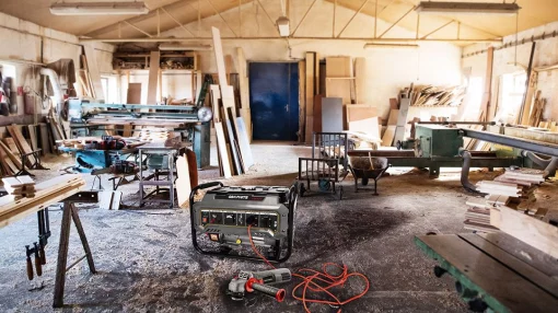 Генератор бензиновий GRAPHITE 230В, 2/2.2кВт, ручний стартер, 40кг