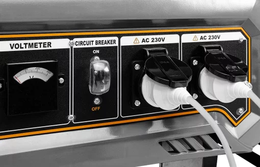 Генератор бензиновий GRAPHITE 230В, 2/2.2кВт, ручний стартер, 40кг