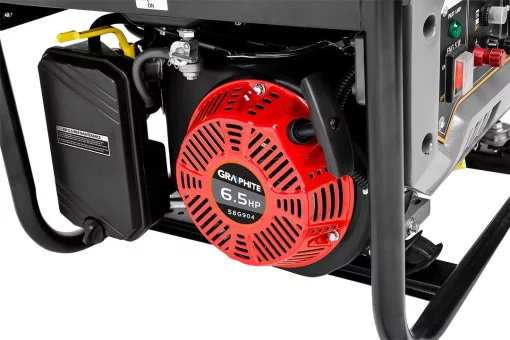 Генератор бензиновий GRAPHITE 230В, 2/2.2кВт, ручний стартер, 40кг