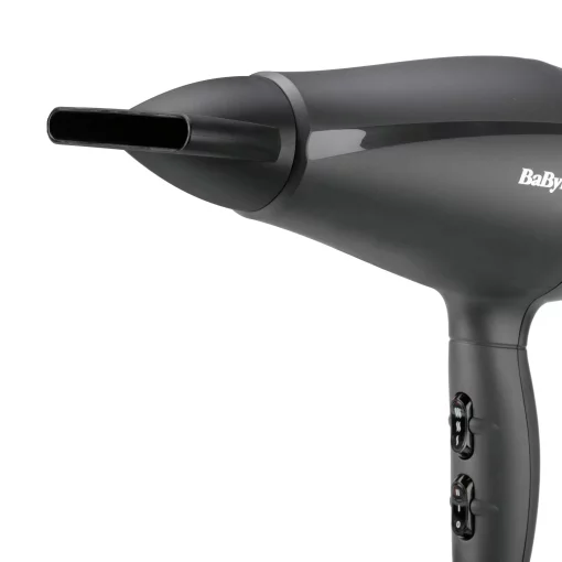 Фен Babyliss Super Light Pro, 2000Вт, 3 режими, HTDC мотор, тонкий концентратор 6 мм, чорний