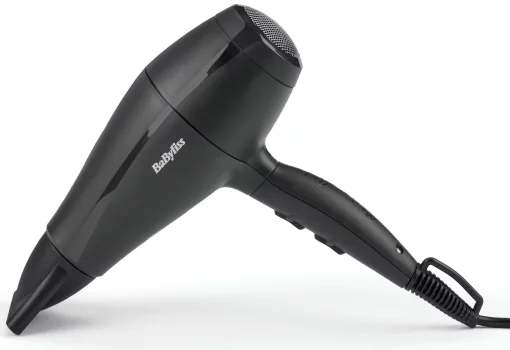 Фен Babyliss Super Light Pro, 2000Вт, 3 режими, HTDC мотор, тонкий концентратор 6 мм, чорний