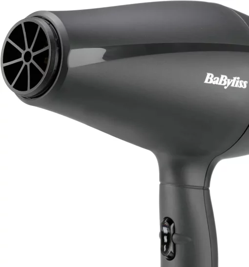 Фен Babyliss Super Light Pro, 2000Вт, 3 режими, HTDC мотор, тонкий концентратор 6 мм, чорний