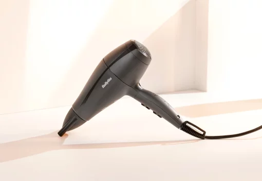 Фен Babyliss Super Light Pro, 2000Вт, 3 режими, HTDC мотор, тонкий концентратор 6 мм, чорний