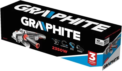 Шліфмашина кутова GRAPHITE 230мм 2350Вт 6500об/хв 4.85кг