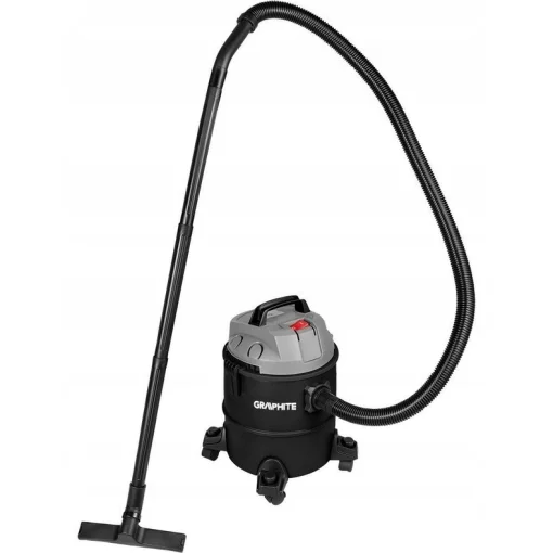 Пилосос професійний GRAPHITE 1200Вт 18кПа контейнер 20л колеса