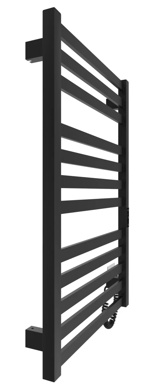 Рушникосушка Hygge Family електрична Oxford, 770х530х80мм, таймер-регулятор, сталь, чорний матовий