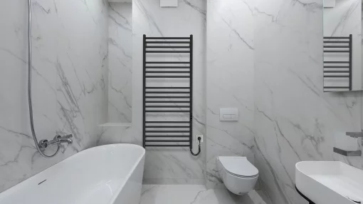 Рушникосушка Hygge Family електрична Greenwich, 1170х530х80мм, таймер-регулятор, сталь, чорний матовий