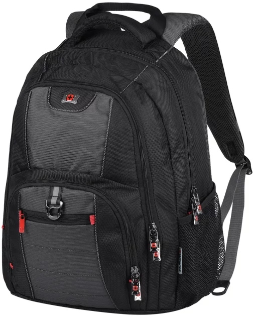 Рюкзак для ноутбука, Wenger Pillar 16", чорно-сірий