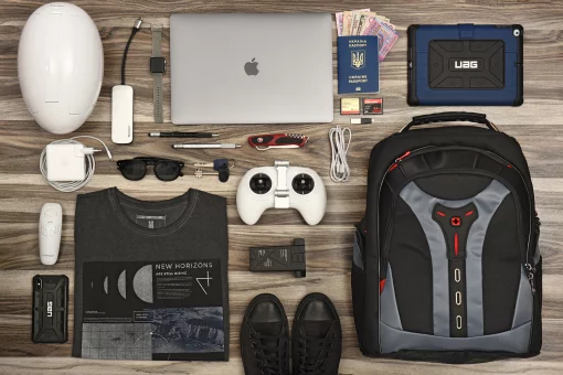 Рюкзак для ноутбука, Wenger Pegasus 17", чорно-сірий