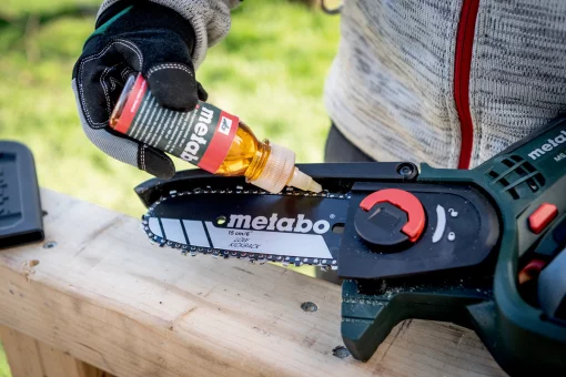 Пила ланцюгова акумуляторна Metabo MS 18 LTX 15 18В 1х2А·год шина 15см 5м/сек 2кг